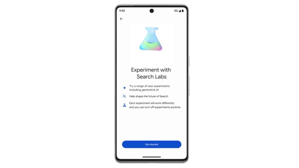 Image of Google SGE