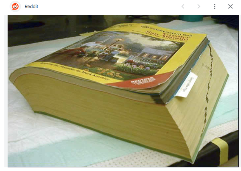 What came before local citations for SEO? This heavy yellow pages book!